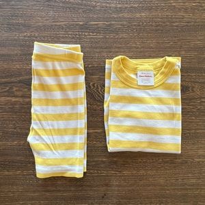 Hanna Andersson Yellow Stripe Short Johns